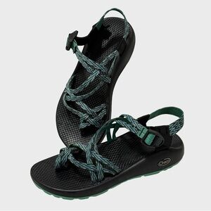 Chaco Women's ZX/2 Cloud Dual Adjustable Straps Cushioned Sandal - black/teal